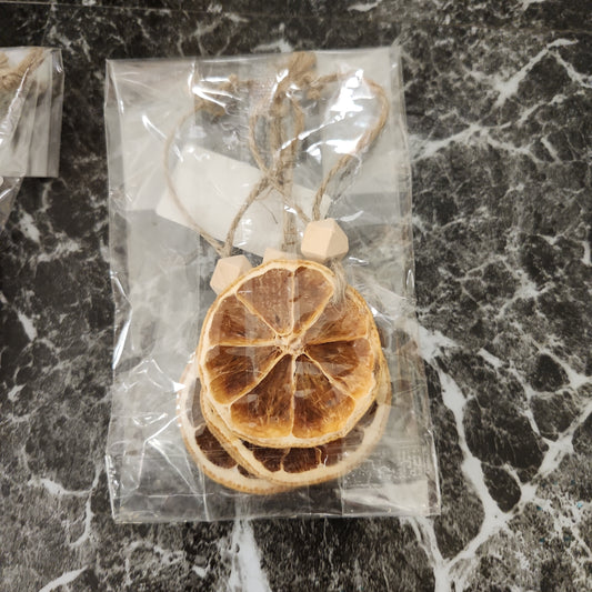 dried orange ornaments-3 pack
