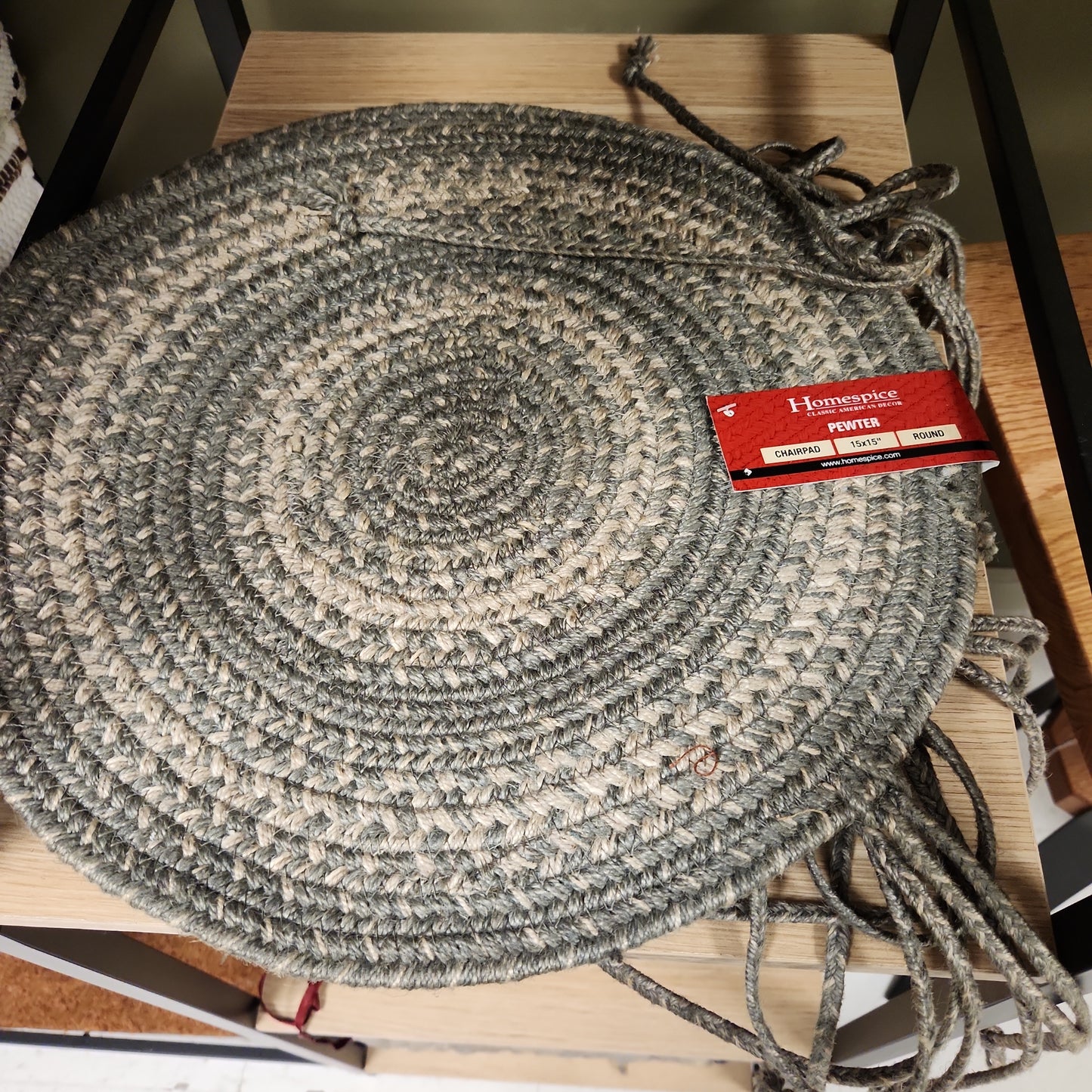 braided chairpad-assorted : 15" round